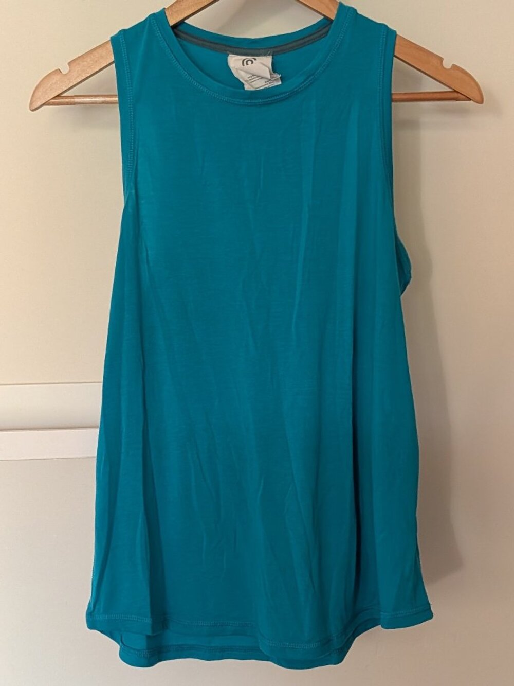 Champion C9 Teal Blue Women's Small Athletic Racerback Tank Top Lightweight